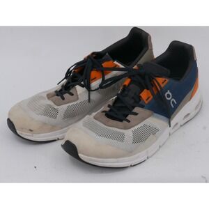 On Cloudrift White Storm Running Shoes White Orange Mesh Sneakers Men's Size 14